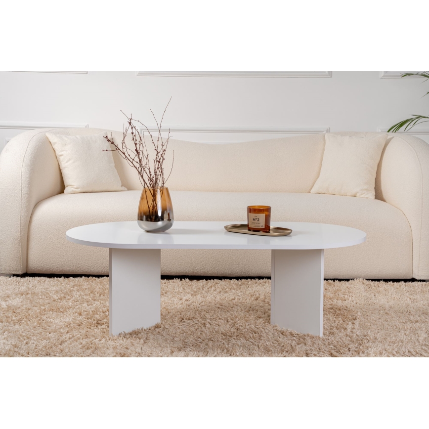 NEL Coffee Table, White