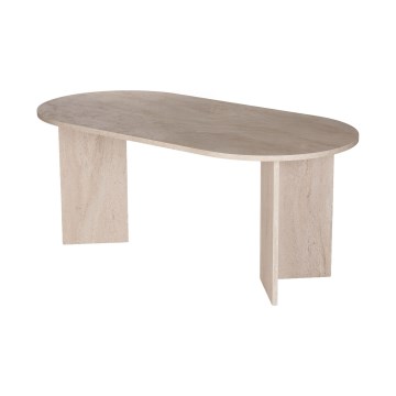 NEL Dining Table 180x90 cm Beige