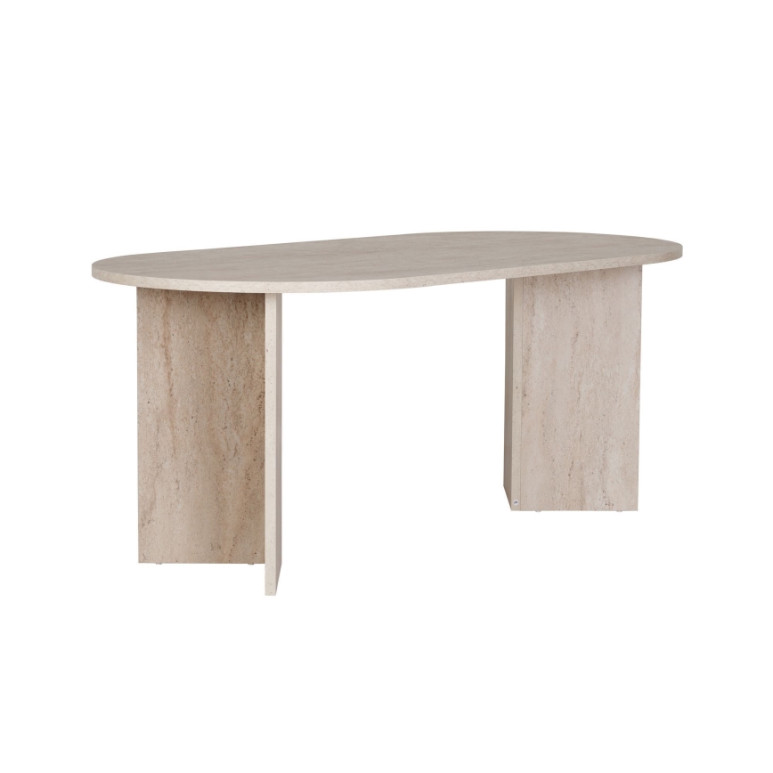 NEL Dining Table 180x90 cm Beige
