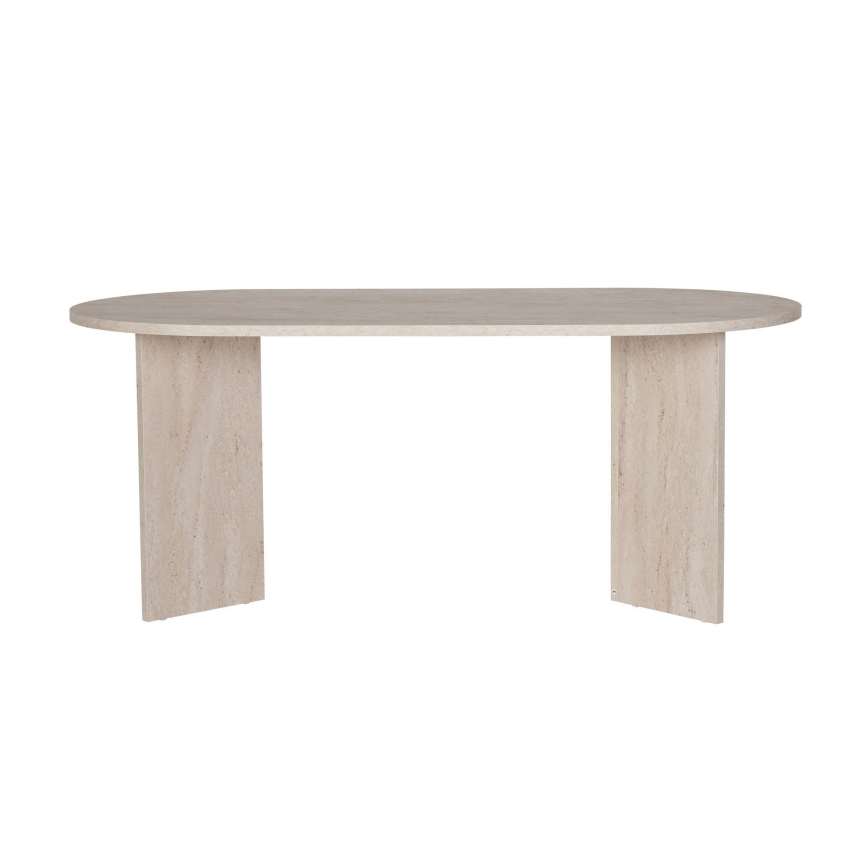 NEL Dining Table 180x90 cm Beige