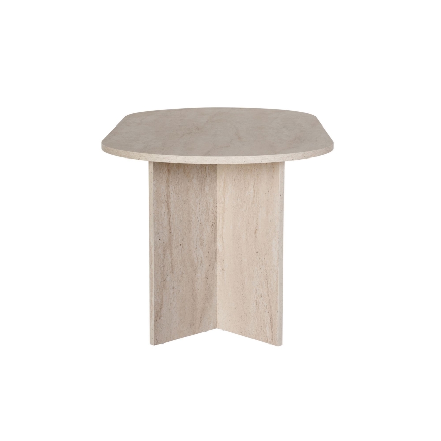 NEL Dining Table 180x90 cm Beige