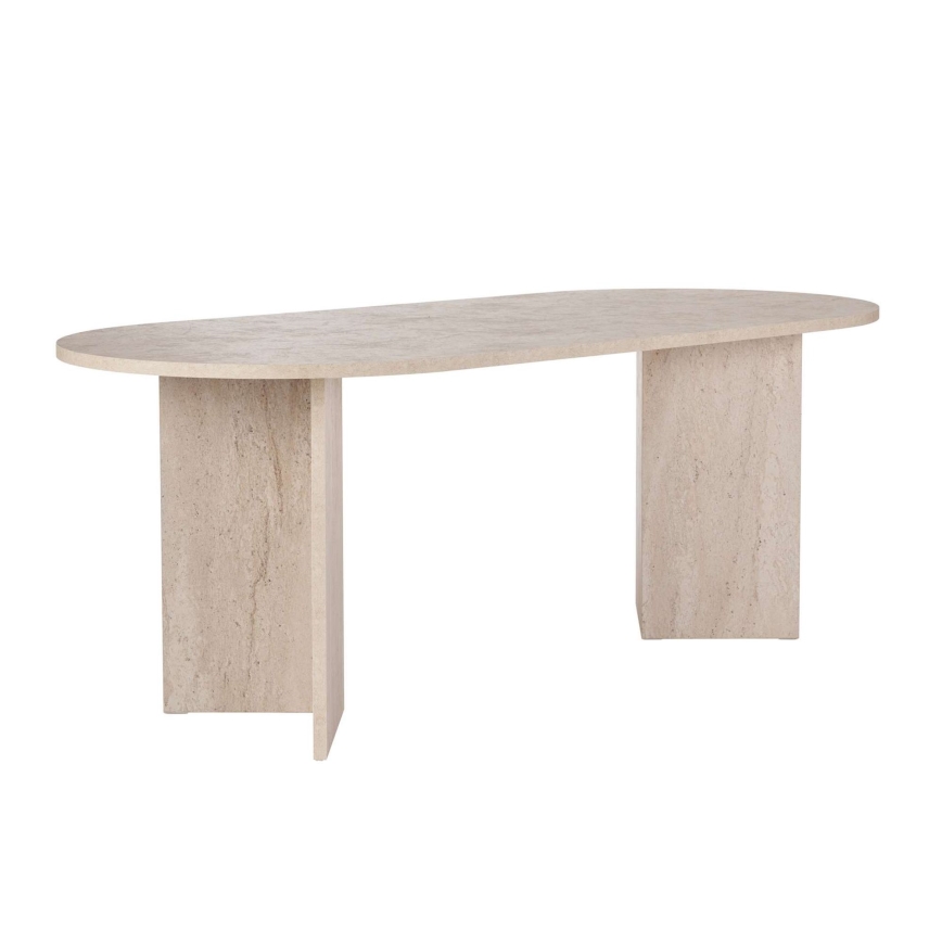 NEL Dining Table 200x90 cm Beige