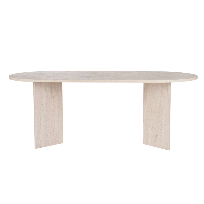 NEL Dining Table 200x90 cm Beige