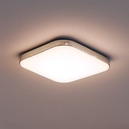 NEMO LED Ceiling Light, 11W/230V, 26x26 cm, Polished Chrome