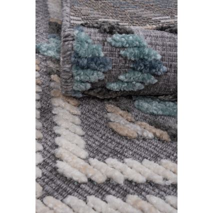 NEPAL Oriental Rug 200 x 280 cm, blue/grey/cream