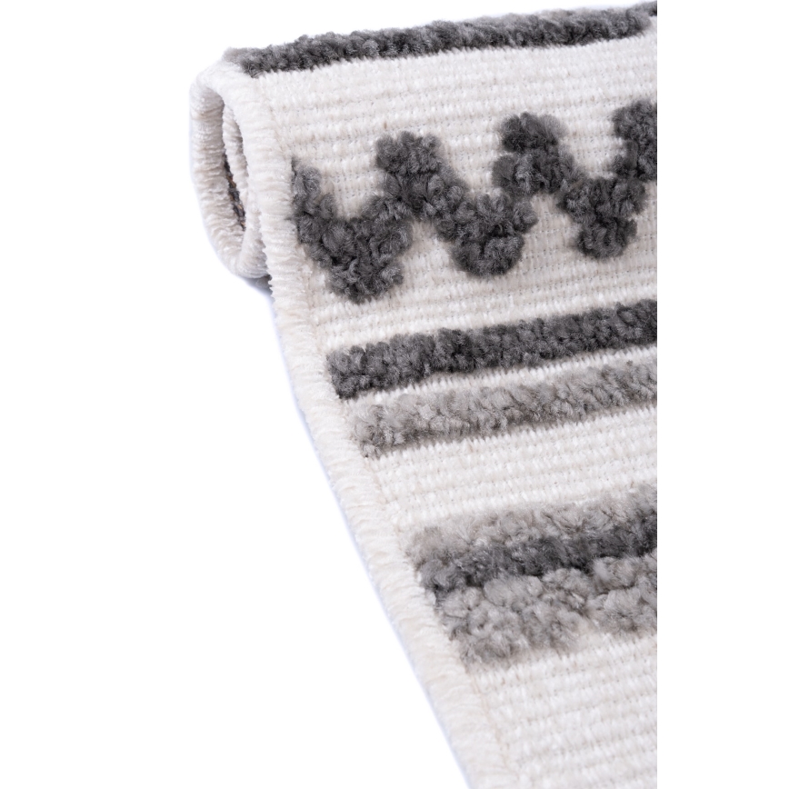 NEPAL Oriental Rug, 80 x 153 cm, gray