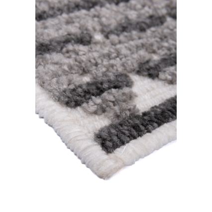 NEPAL Oriental Rug 80 x 153 cm – Grey/White