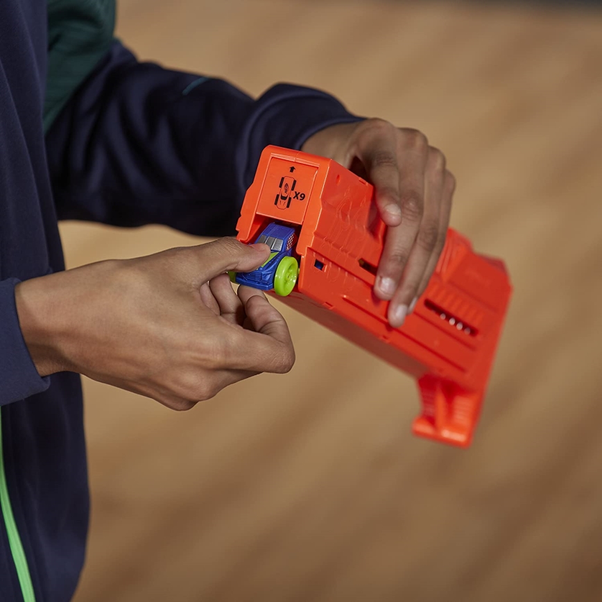 Nerf - Children's gun Nitro MotoFury Rapid Rally + 9 cars