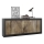 NERILA chest of drawers black/brown
