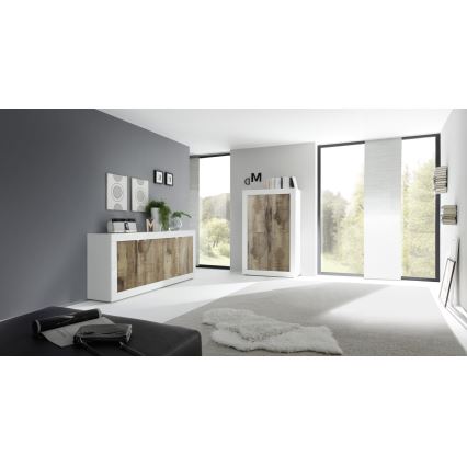 NERILA Dresser - White/Brown