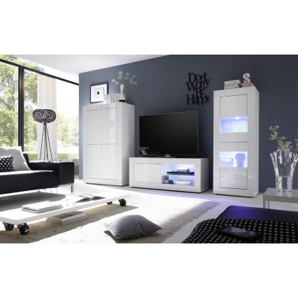 NERILA TV Stand, White