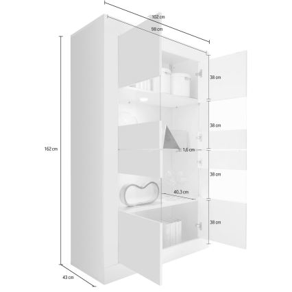NERILA White Chest of Drawers