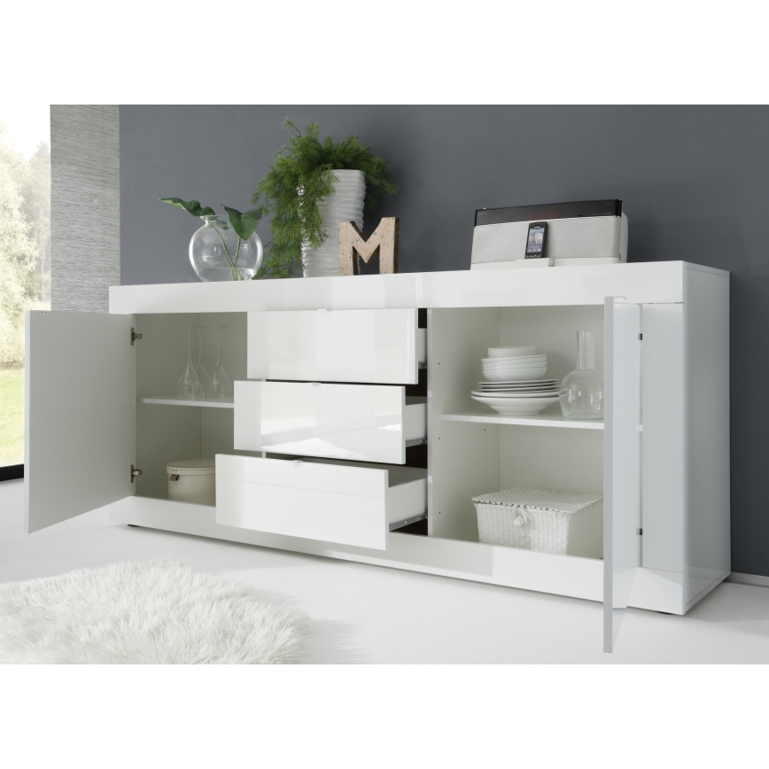 NERILA White Chest of Drawers