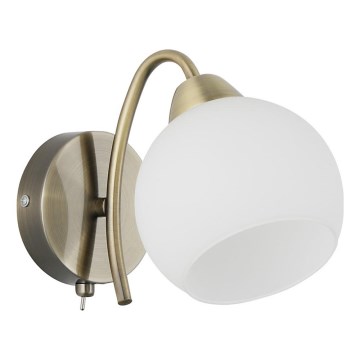 NESTOR Wall Lamp 1xE27/40W/230V Brass