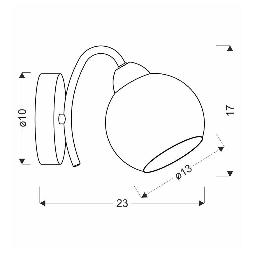 NESTOR Wall Lamp 1xE27/40W/230V Brass