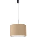 NEVIA Cable Pendant Light 1xE27/15W/230V, dia. 40 cm, Taupe