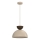 NEVIS cable pendant light 1x E27/15W/230V, Ø 29 cm, beige