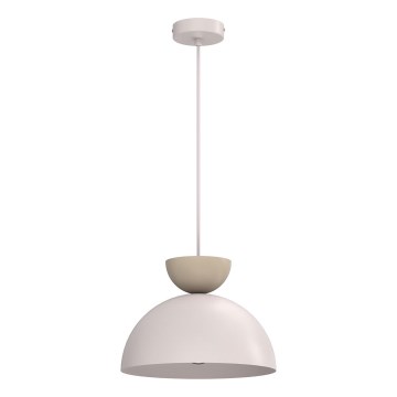 NEVIS Cable Pendant Light 1x E27/15W/230V, Ø 29 cm, Cream