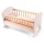 New Classic Toys - Wooden bed for dolls pink