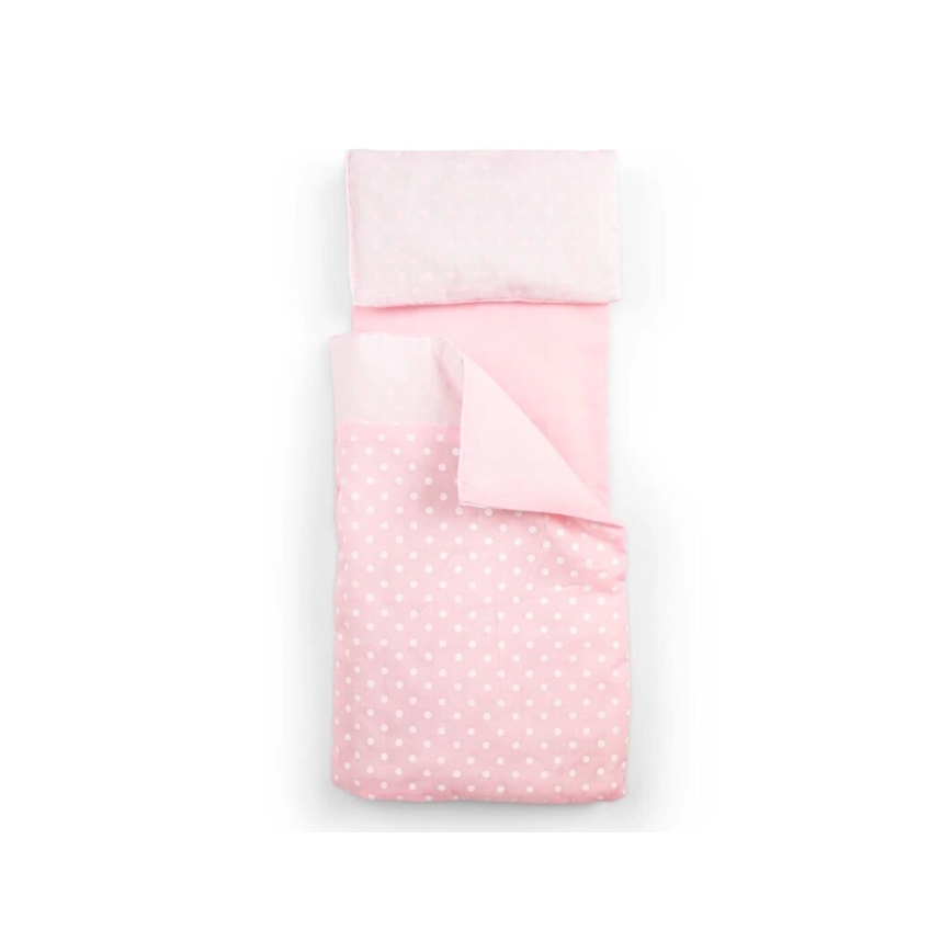 New Classic Toys - Wooden bed for dolls pink