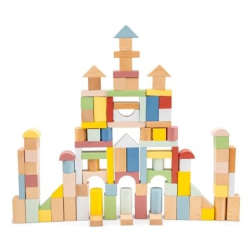 New Classic Toys - Wooden blocks 100 pcs