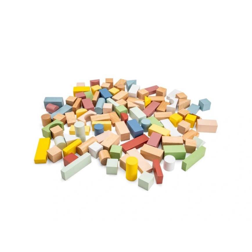 New Classic Toys - Wooden blocks 100 pcs