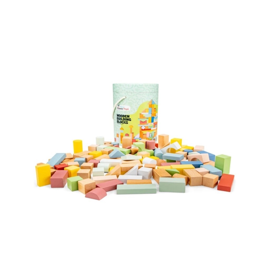 New Classic Toys - Wooden blocks 100 pcs