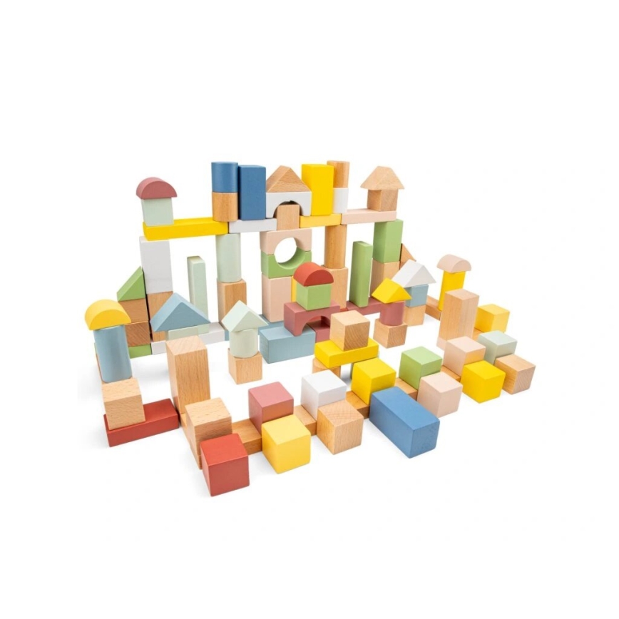 New Classic Toys - Wooden blocks 100 pcs
