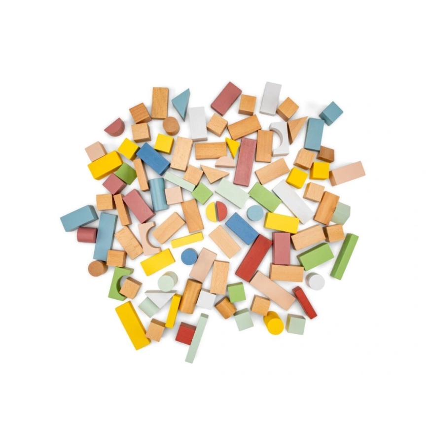 New Classic Toys - Wooden blocks 100 pcs
