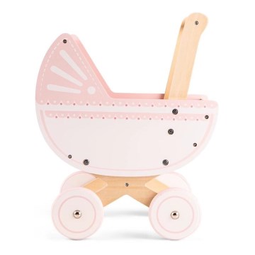 New Classic Toys - Wooden doll stroller pink