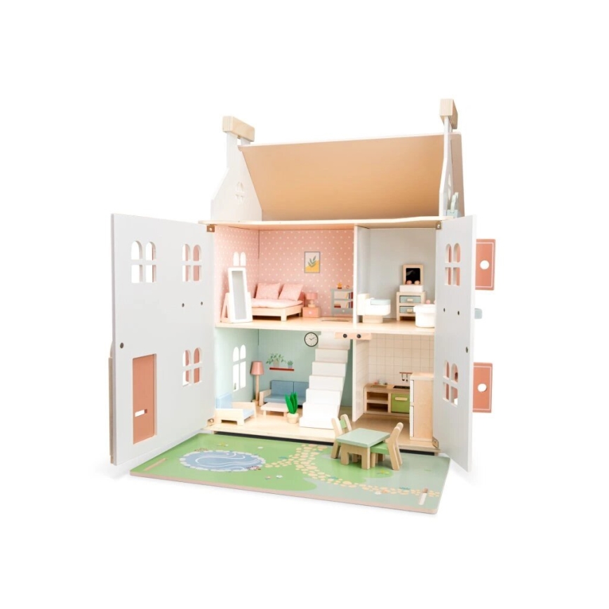 New Classic Toys - Wooden dollhouse