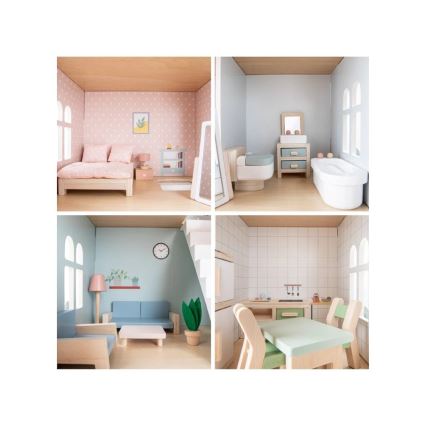 New Classic Toys - Wooden dollhouse