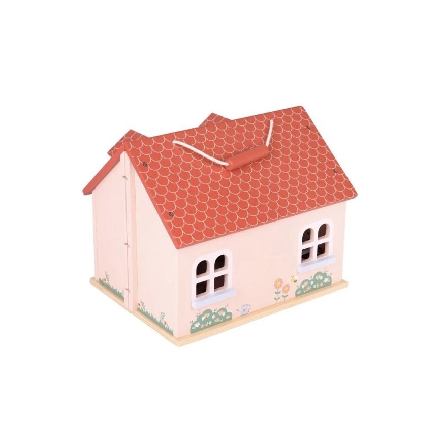 New Classic Toys - Wooden dollhouse red