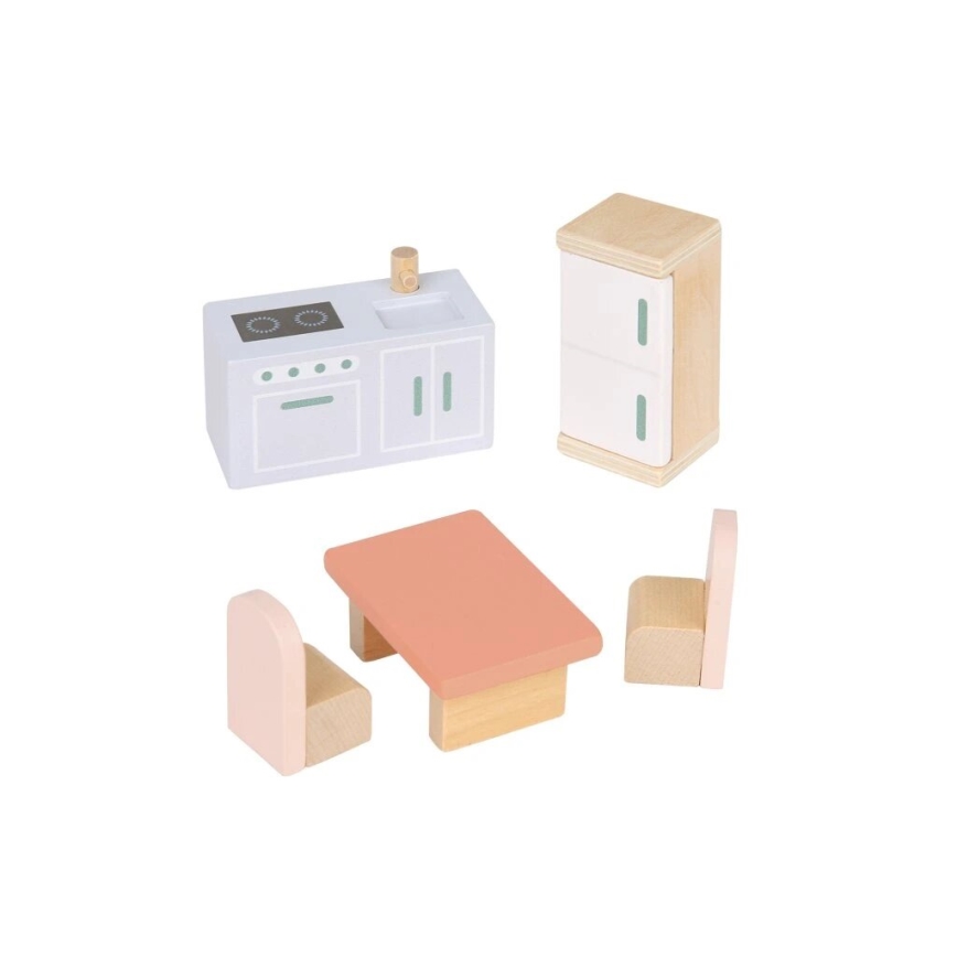 New Classic Toys - Wooden dollhouse red