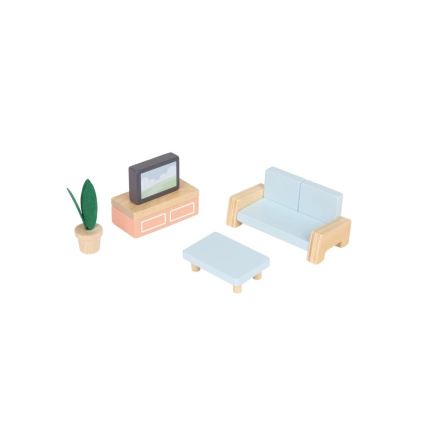 New Classic Toys - Wooden dollhouse red
