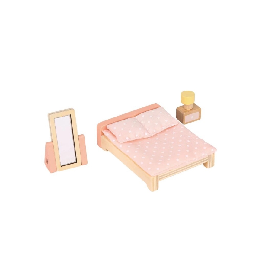 New Classic Toys - Wooden dollhouse red
