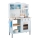 New Classic Toys - Wooden kitchen with accessories light blue