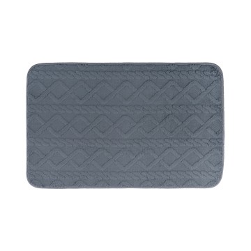 NEW STYLE 3D Bath Mat 60x90 cm Gray