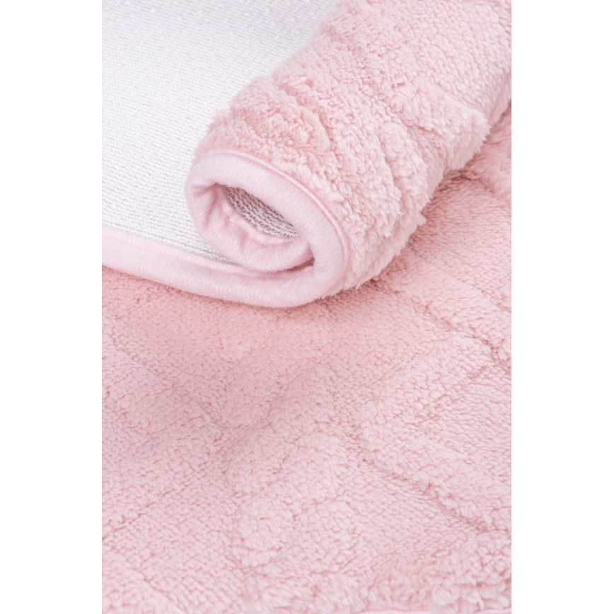 NEW STYLE 3D Bathroom Mat 60 x 90 cm, Pink