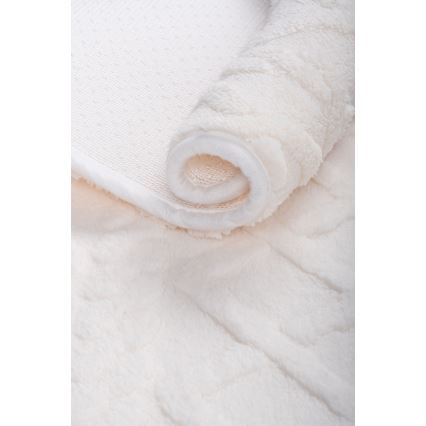 NEW STYLE 3D Bathroom Mat 60x90 cm Cream