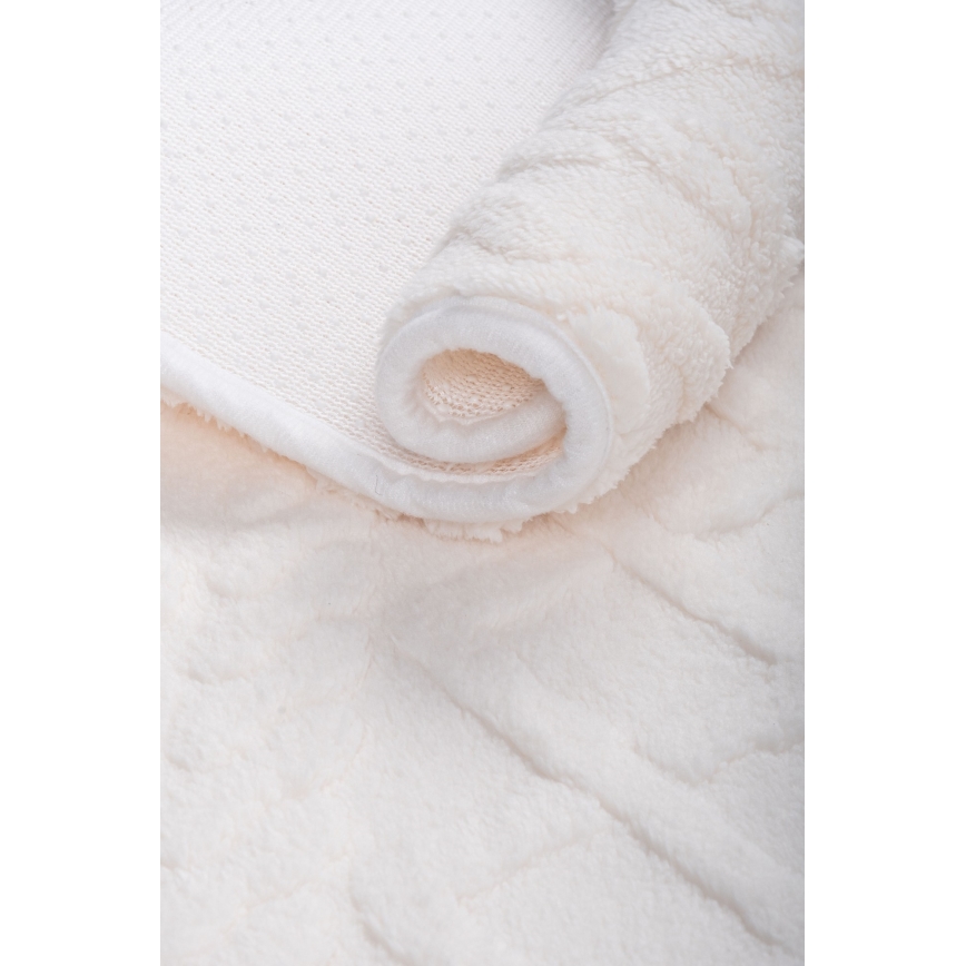 NEW STYLE 3D Bathroom Mat 60x90 cm Cream