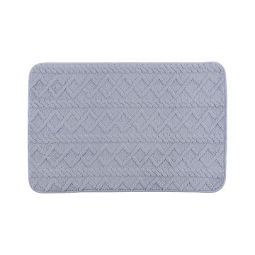 NEW STYLE 3D Bathroom Mat 60x90 cm Grey
