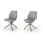 NEXORO Dining Chairs, Set of 2, Grey
