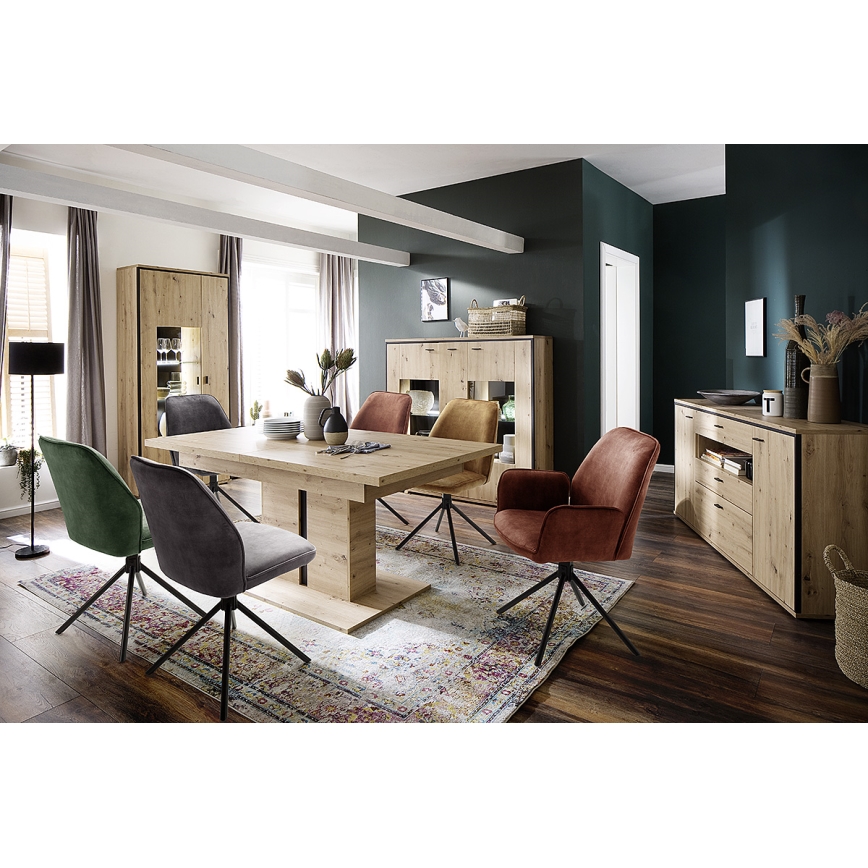 NEXORO Dining Chairs, Set of 2, Orange