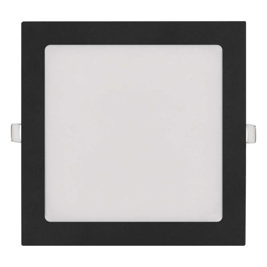 NEXXO LED Recessed Ceiling Light 18W/230V 3000/3500/4000K Black 22.5 x 22.5 cm