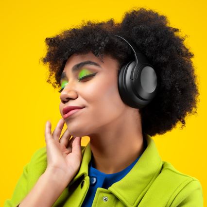 Niceboy Aura 5 ANC - Wireless headphones with a microphone and ANC black