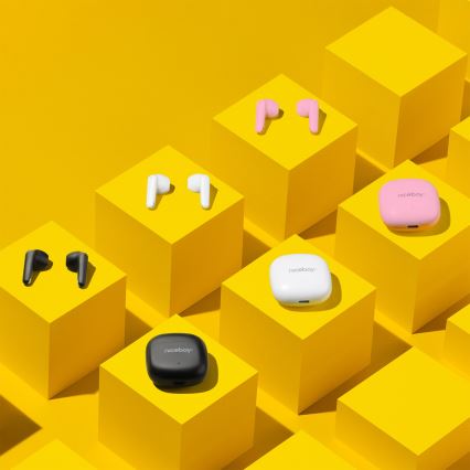 Niceboy Beans 4 POP - Wireless earbuds, 200 mAh case + 2 × 30 mAh earbuds, IPX4, Pink