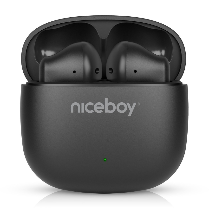 Niceboy Beans 4 POP - Wireless earphones 200 mAh + 2x 30 mAh IPX4 black