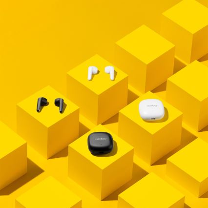 Niceboy Beans 4 POP - Wireless earphones 200 mAh + 2x 30 mAh IPX4 black