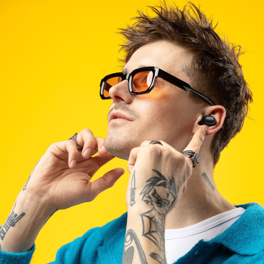 Niceboy HIVE Podsie 4 - Wireless headphones IP54 black